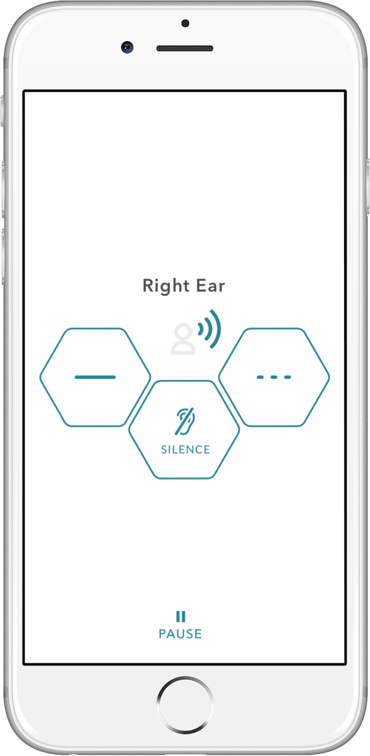 Jacoti duotone hearing test screen
